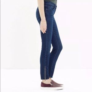 Madewell Skinny Skinny Jeans Ankle Zip